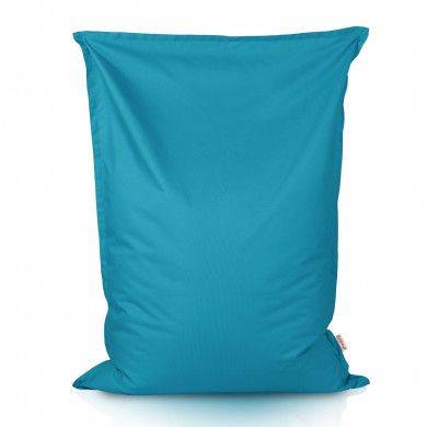 Blue bean bag giant pillow outdoor