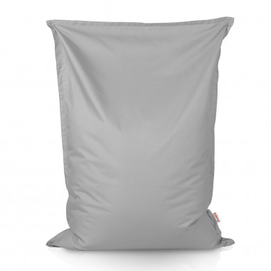 Light gray bean bag giant pillow outdoor