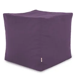Square Cube Ottoman - Soft Velvet