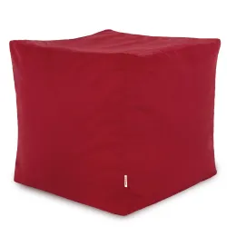 Square Cube Ottoman - Soft Velvet