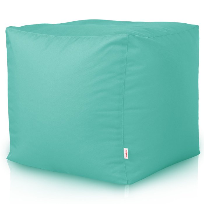 Turquoise pouf square outdoor