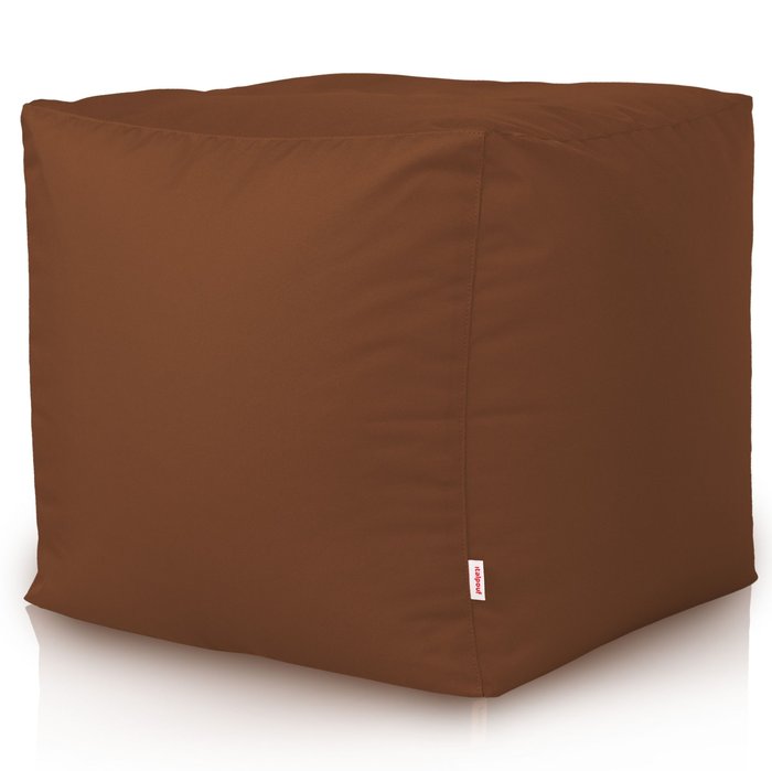 Brown pouf square outdoor