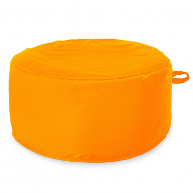 Orange pouf round outdoor