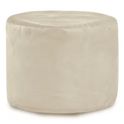 Pearl bean bag roller in soft velvet, perfect for stylish seating