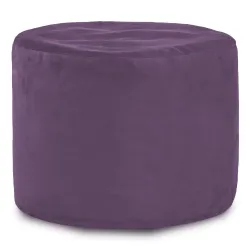 Round Cylinder Pouffe - Soft Velvet