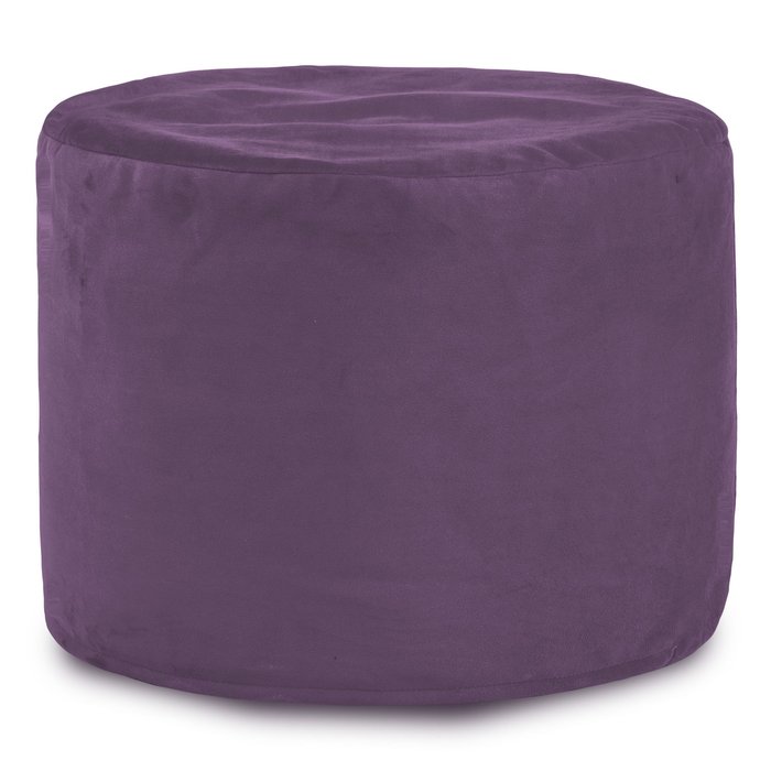 Purple pouf roller velvet