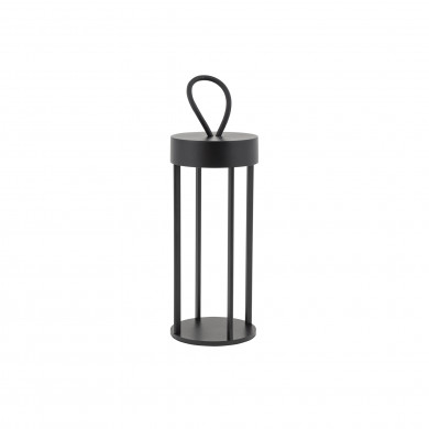 NALA LED portable lamp 4W 2700K 170lm height 30cm width 12cm IP54 dimmer switch | Black 11536