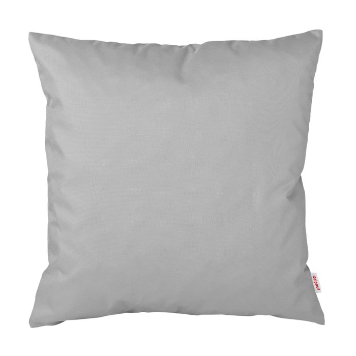 Light gray pillow outdoor square