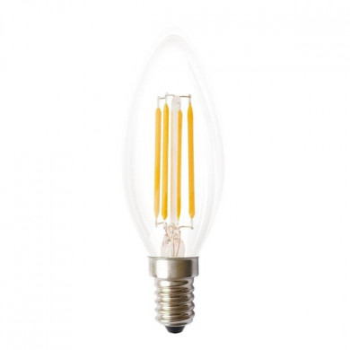 FILAMENT LED bulb E14 4W warm 1800K C35 candle
