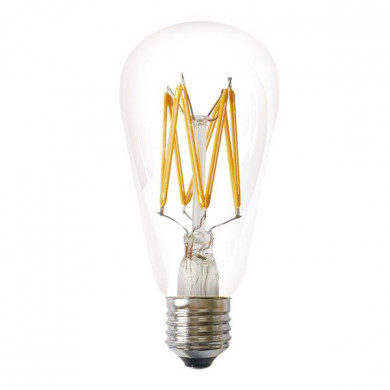 FILAMENT LED E27 5W warm 1800K ST64 teardrop bulb
