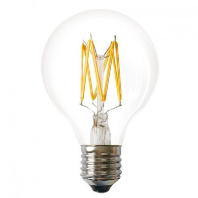 FILAMENT LED E27 5W warm 1800K G80 ball bulb