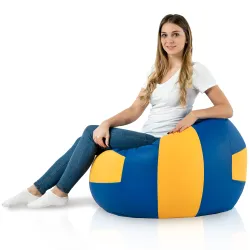 Classic XL bean bag for kids, perfect for playrooms or sports-themed decor