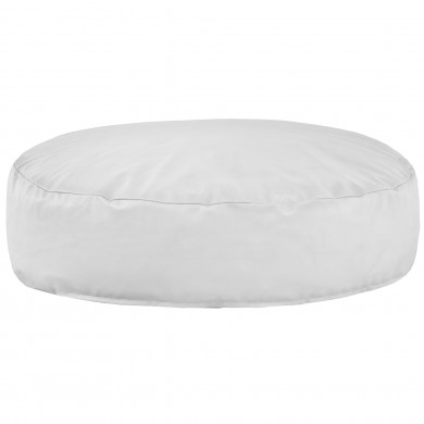 White round pillow pu leather