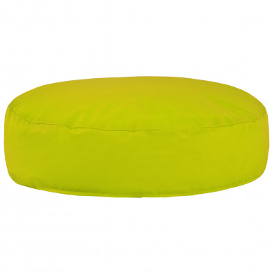 Lime round pillow pu leather