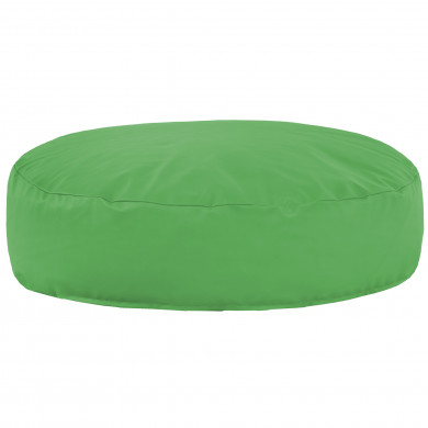 Green round pillow pu leather