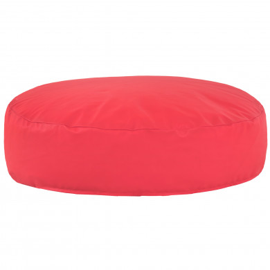 Pink round pillow pu leather