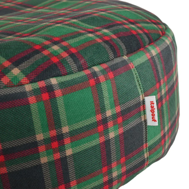Round Footstool Pouffe - Premium Printed Fabric – view 52