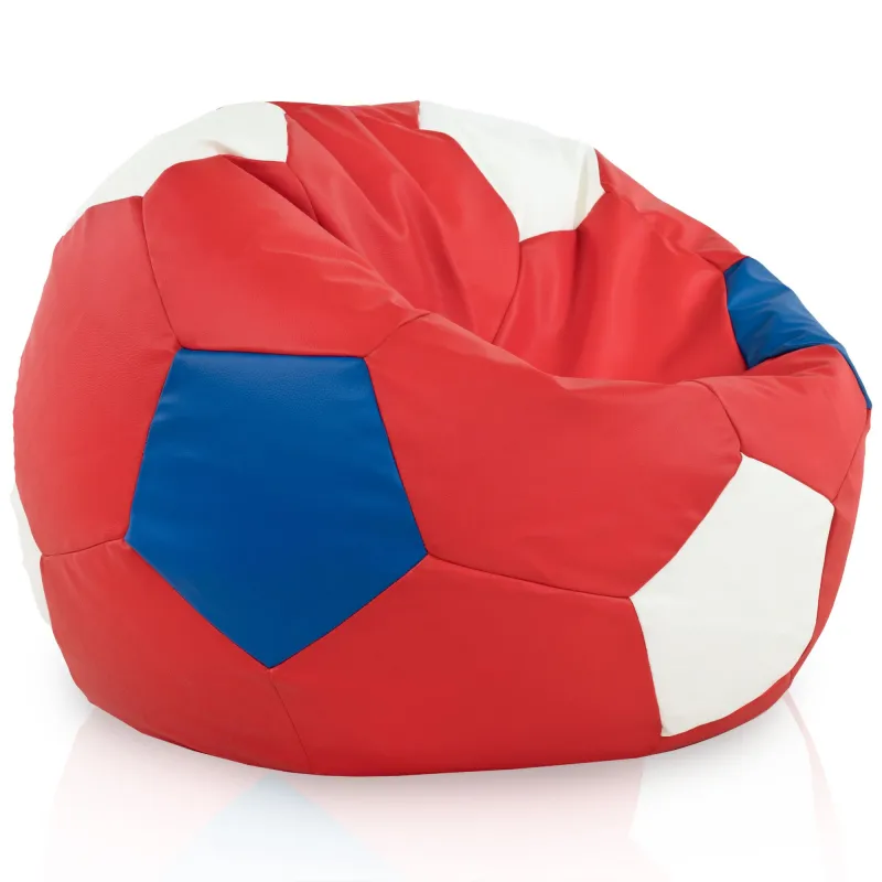 Bean Bag Chair Football XL Children - Faux Leather – view 2