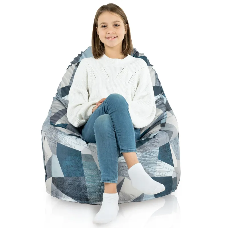 Porto Smart Bean Bag Floor Seat - Premium Printed Fabric – view 8