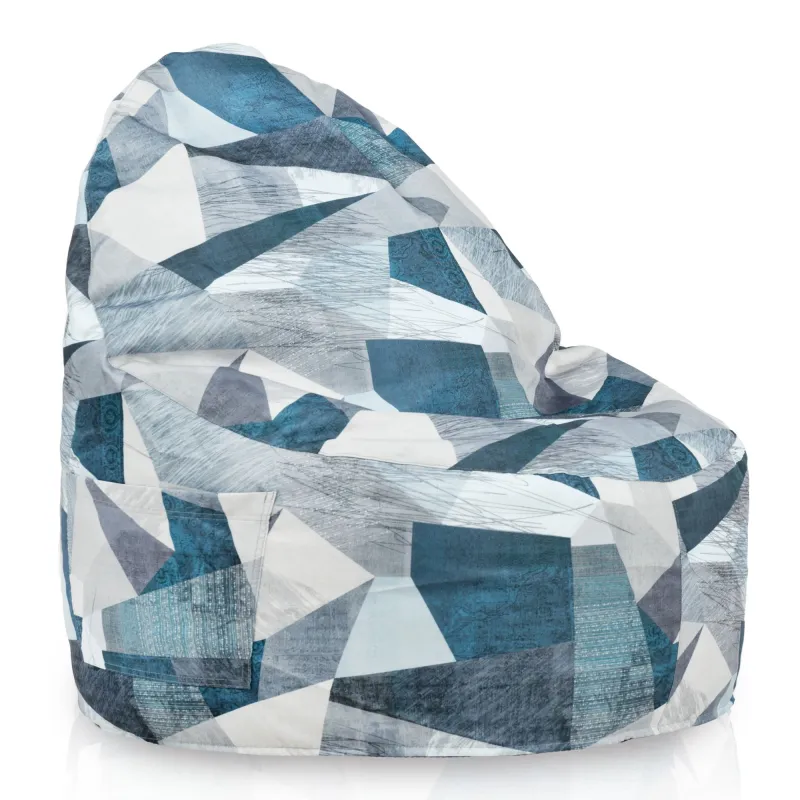 Porto Smart Bean Bag Floor Seat - Premium Printed Fabric – view 5