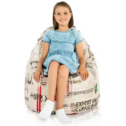 Porto Smart Bean Bag Floor Seat - Premium Printed Fabric – view 11