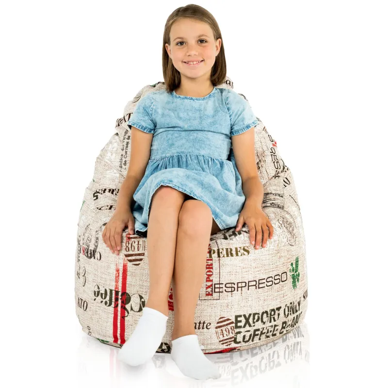 Porto Smart Bean Bag Floor Seat - Premium Printed Fabric – view 11