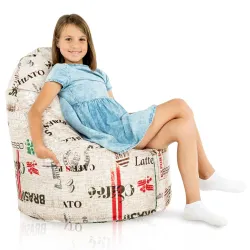 Porto Smart Bean Bag Floor Seat - Premium Printed Fabric – view 12