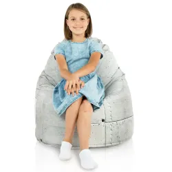 Porto Smart Bean Bag Floor Seat - Premium Printed Fabric – view 19