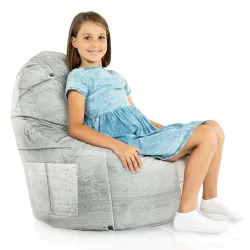 Porto Smart Bean Bag Floor Seat - Premium Printed Fabric – view 20