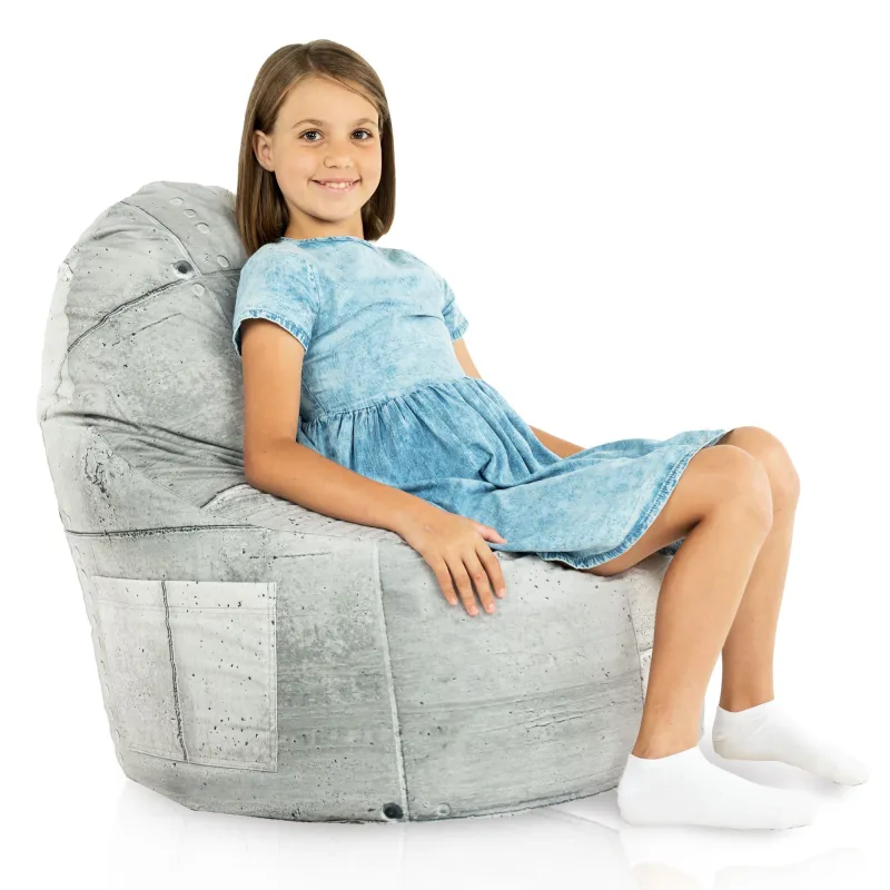 Porto Smart Bean Bag Floor Seat - Premium Printed Fabric – view 20