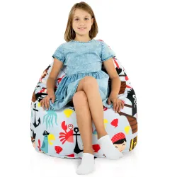 Porto Smart Bean Bag Floor Seat - Premium Printed Fabric – view 27