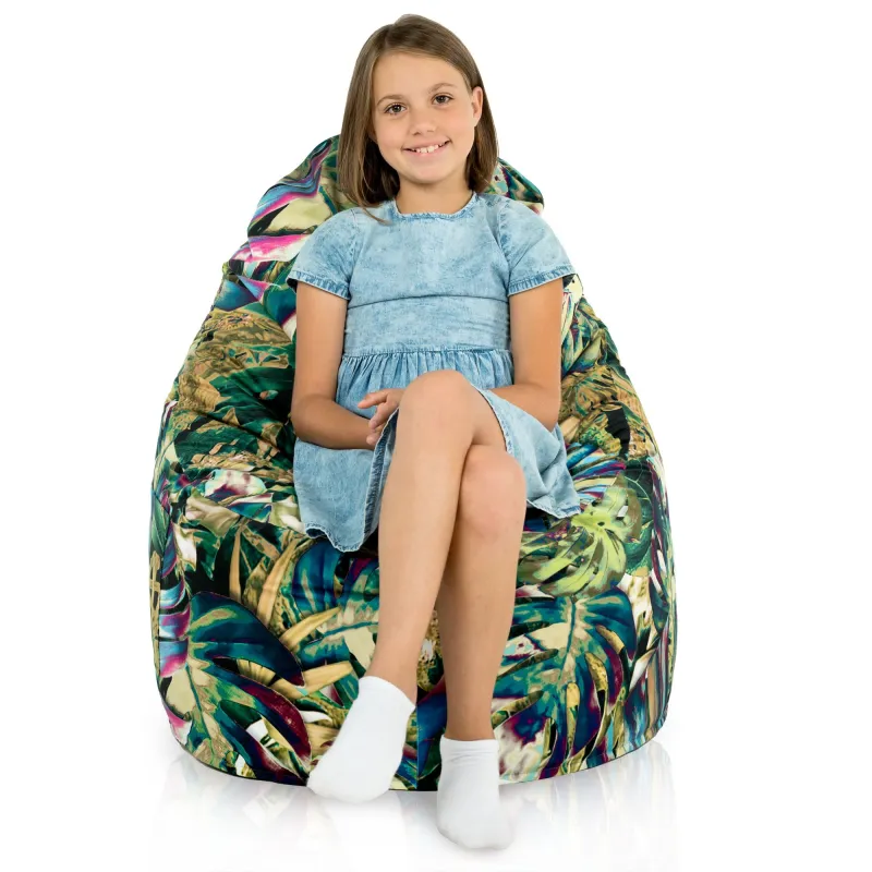 Porto Smart Bean Bag Floor Seat - Premium Printed Fabric – view 33