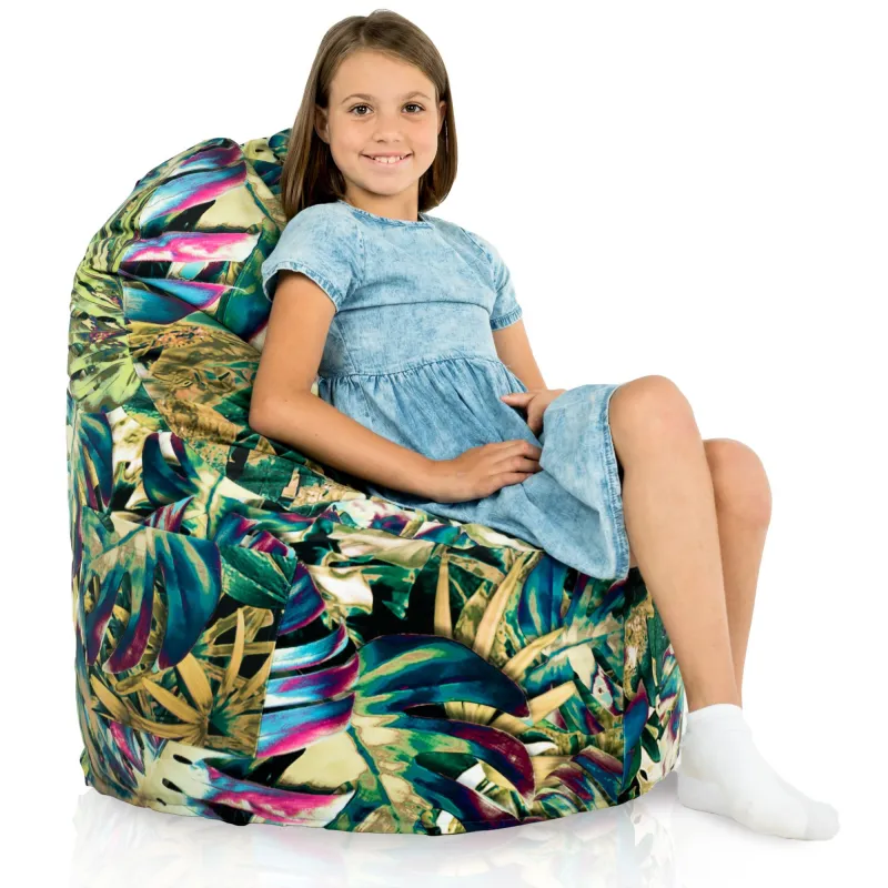 Porto Smart Bean Bag Floor Seat - Premium Printed Fabric – view 34