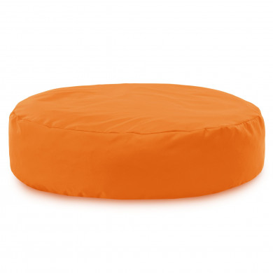 Orange round pillow outdoor