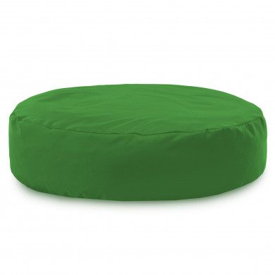 Green round pillow outdoor