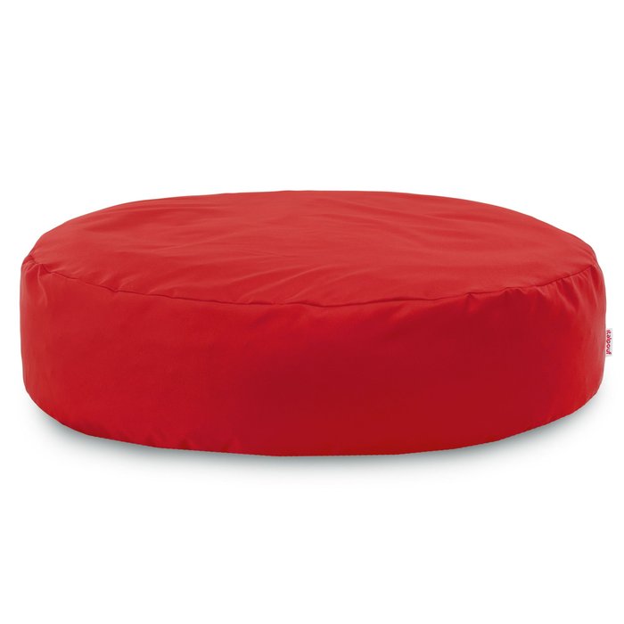 Red round pillow outdoor