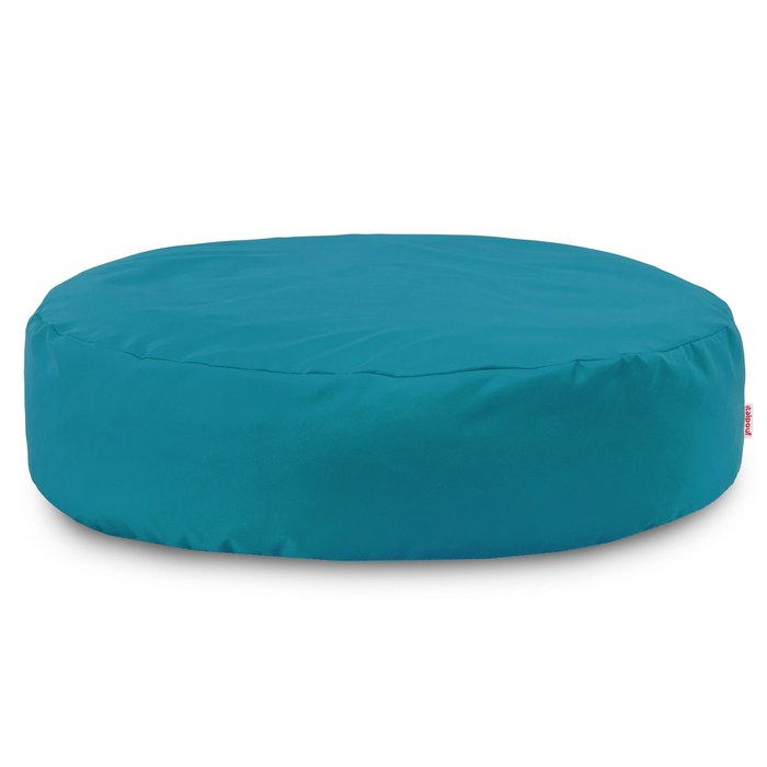 Blue round pillow outdoor