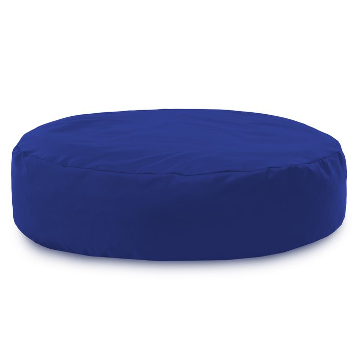 Dark blue round pillow outdoor