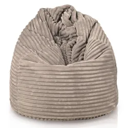 Large Bean Bag Chair XL - Jumbo Cord Stripe – view 2