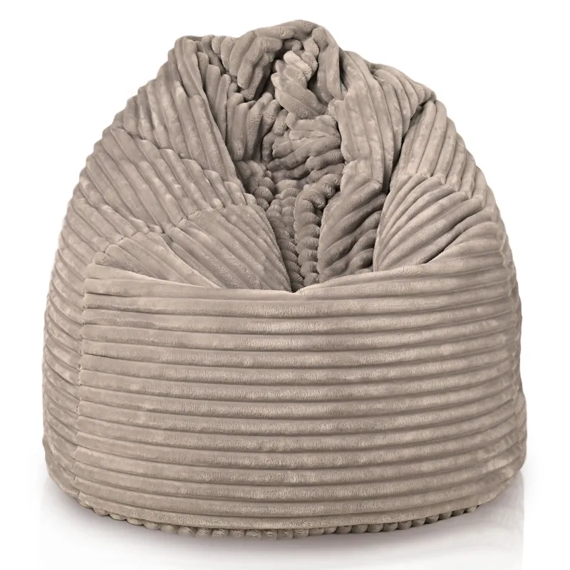 Large Bean Bag Chair XL - Jumbo Cord Stripe – view 2