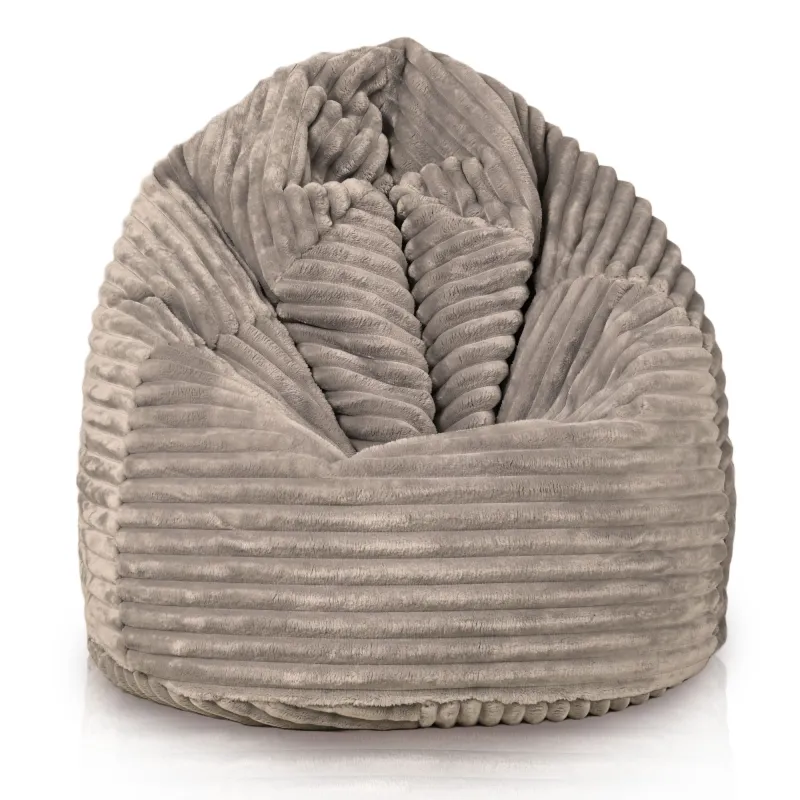 Kids Bean Bag Chair L - Jumbo Cord Stripe – view 2
