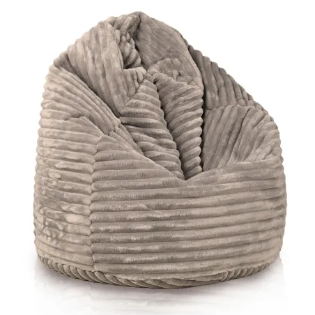 Kids Bean Bag Chair L - Jumbo Cord Stripe