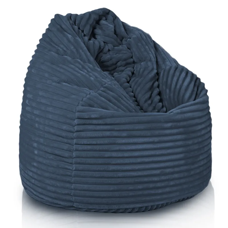 Large Bean Bag Chair XL - Jumbo Cord Stripe – view 21
