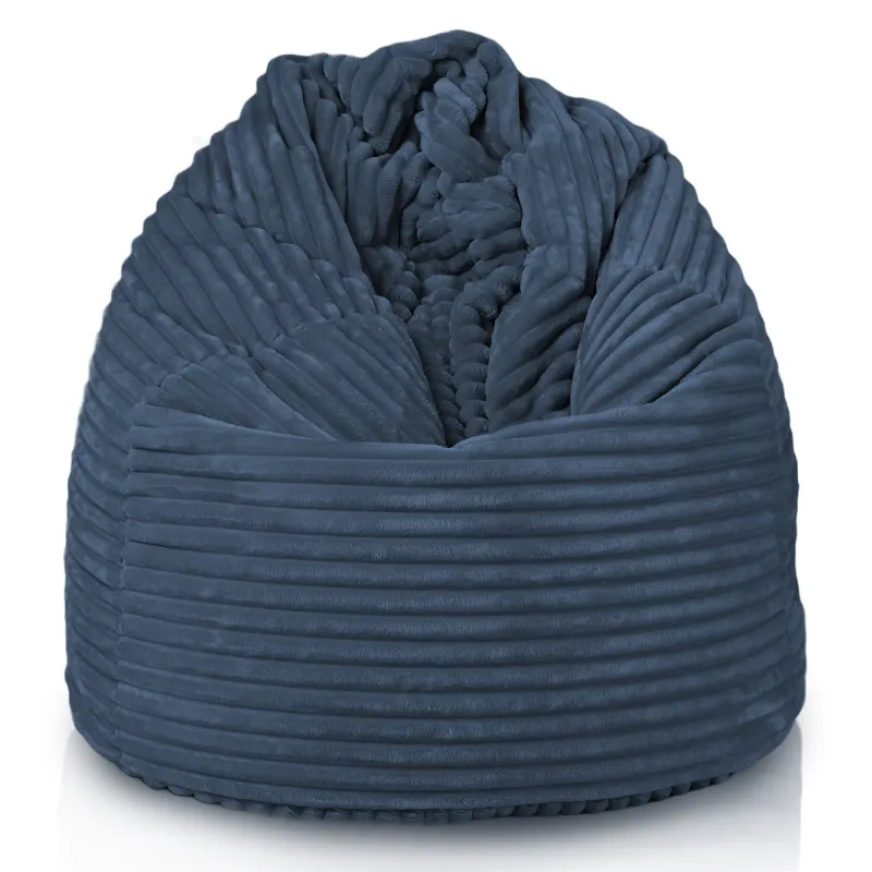 Large Bean Bag Chair XL - Jumbo Cord Stripe – view 22