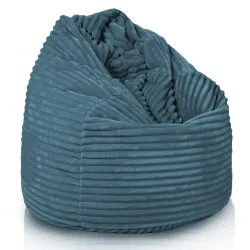 Bean Bag Chair - Jumbo Corduroy Royal