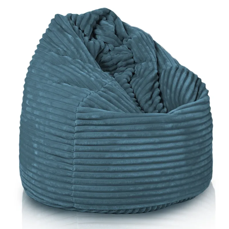 Large Bean Bag Chair XL - Jumbo Cord Stripe – view 31