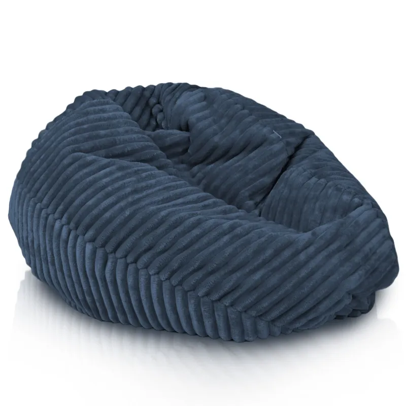 Kids Bean Bag Chair L - Jumbo Cord Stripe – view 23