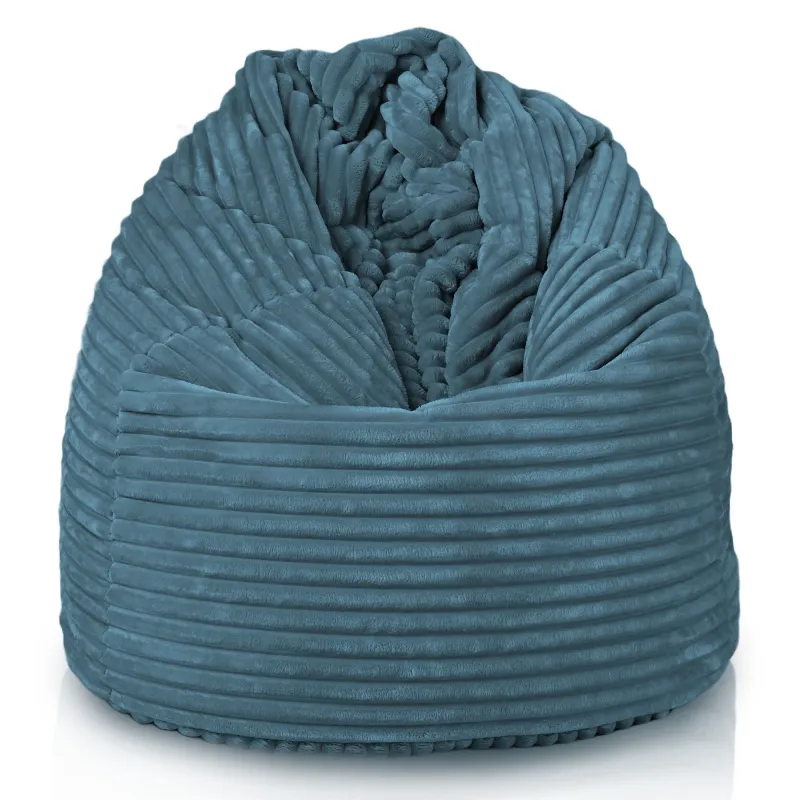 Large Bean Bag Chair XL - Jumbo Cord Stripe – view 32
