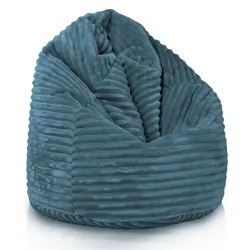 Kids Bean Bag Chair - Jumbo Corduroy Royal