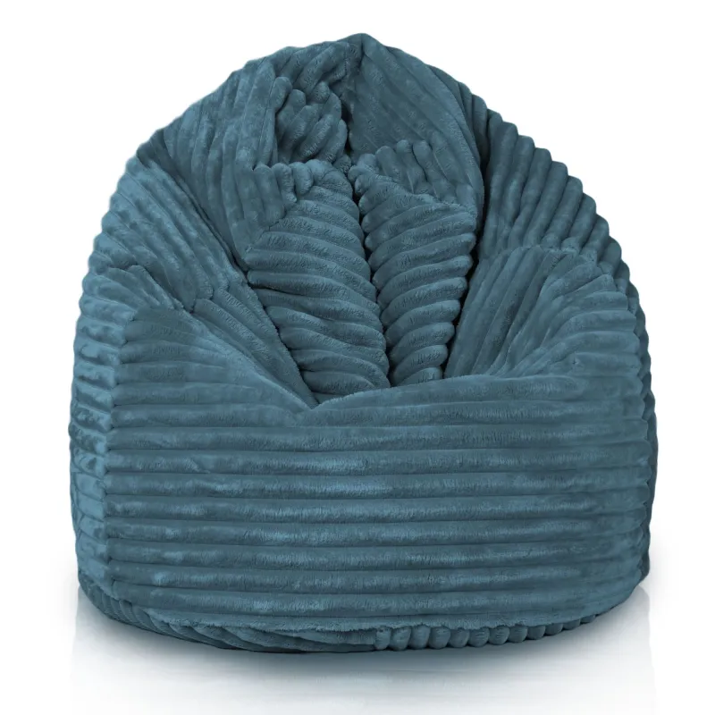 Kids Bean Bag Chair L - Jumbo Cord Stripe – view 32